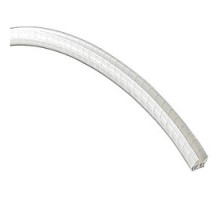 THOMAS & BETTS  GRFR040WHC   Extruded Grommeting, Flame Retardant White Polyethylene, Height of 0.19 Inches, Width of 0.125 Inches, Thickness of 0.04 Inches, Max Panel Thickness of 0.04 Inches, 100 Feet Reel