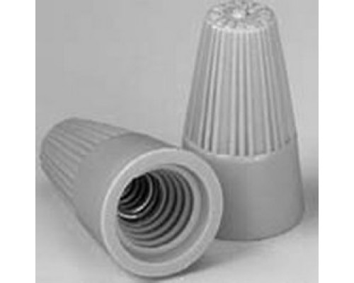 THOMAS & BETTS 329-P  Gray XTP Non-winged Wire Connector. 100 Pieces per Box