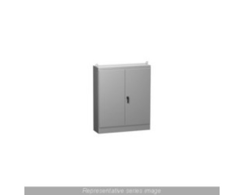 HAMMOND MANUFACTURING CO  1418ZW24   N12 FREESTANDING ENCLOSURE  72 X 48 X 24 - STEEL/GRAY   DOUBLE DOOR