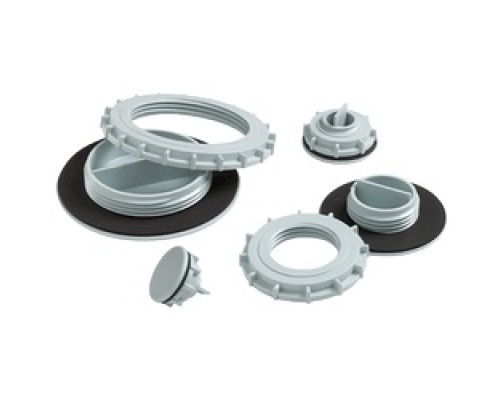 HOFFMAN ENCLOSURES INC AS150200250NM  Hole Seal 2 , 1.5in, 2in, 2.5in Conduit, Size/Dims: 3.50 Dia., Material/Finish: Plastic