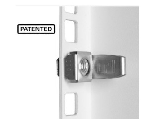 CHATSWORTH PRODUCTS CPI  76545-002  Clik-Nut Hardware Kit, 250/Pack, 10-32 Threads, Zinc Finish