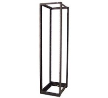 CHATSWORTH PRODUCTS CPI  15212-701  2-Post Rack, ADJUSTABLE SERVERRACK, 38U, 575MM-725MM SQ MTNG HOLES, 6FT HIGH, BLACK