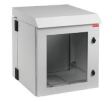 HOFFMAN ENCLOSURES INC  PTHW362424GF   Protek Double-Hinge Wall Cabinet, 19U, Window Door, Fan, Nema Type 1, 36