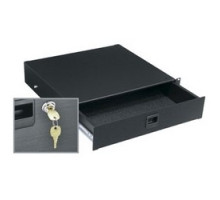 MIDDLE ATLANTIC PRODUCTS  TD2LK   Drawer, 2 RU, Textured, w/Lock