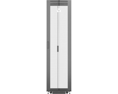 VERTIV  VR3107SP   Cabinet, VR Rack 48U 600MM Wide, 1100MM Deep w/Sides, Shock, Packaging, Black