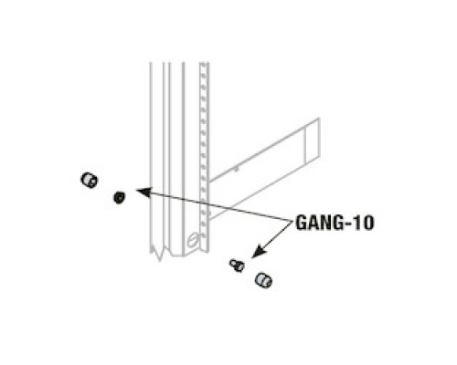 MIDDLE ATLANTIC PRODUCTS  GANG-10   Ganging Kit, for 10 Racks