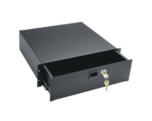 MIDDLE ATLANTIC PRODUCTS  D3LK   Drawer, 3 RU, Anodized, w/Lock