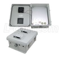 L-COM  NB121005-10F   Weatherproof Enclosure, NEMA 3R/3X, 120 Volt AC, 12