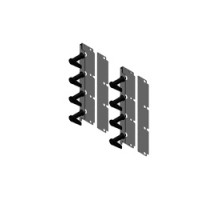 CHATSWORTH PRODUCTS CPI  35475-701  Fiber Segregation Kit, Evolution Cable Manager, Black