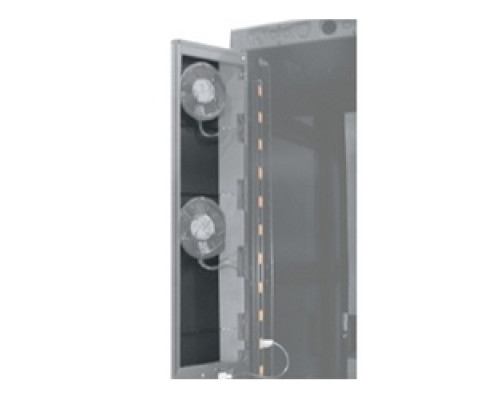 MIDDLE ATLANTIC PRODUCTS  DCFRD-1/2PNL-44   1/2 Space Blank For D-CFRD-44, 1/2 RU, Steel, Black Powder Coat