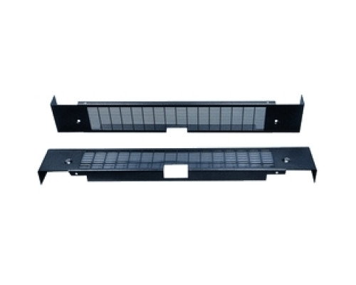 HOFFMAN ENCLOSURES INC PPBCV2700  Vented Plinth Base Cover 2 , Size/Dims: fits 200x700mm, Material/Finish: Steel/Black