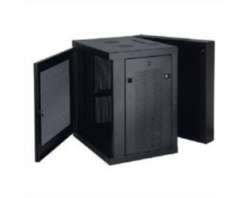 TRIPP LITE  SRW10US   Tripp Lite 10U Low-Profile Wall-Mount Rack Enclosure Cabinet, Double Hinge, Removable Side Panels, 22H x 24W x 22D
