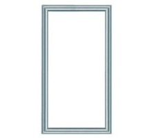 ON-Q/LEGRAND  36459311   Custom Door, Rectangular, Clear Insert, 15.5