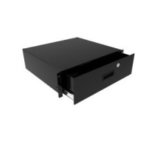 HAMMOND MANUFACTURING CO  RDRW1900322BK1   Storage Drawer, Locking, 2U, 107 Lb Capacity, Rack Mount, 17.36