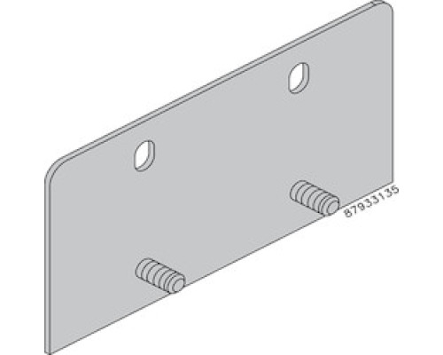HOFFMAN ENCLOSURES INC  AMFK3RL016   Mounting Bracket Kit, 5.00 fits 16 ga., Gray, Steel
