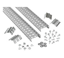 HOFFMAN ENCLOSURES INC PGH3S16V  Vertical Grid Straps, 3 hole 2 , Size/Dims: 1495x75mm, Material/Finish: Steel/zinc