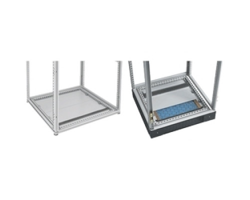 HOFFMAN ENCLOSURES INC  PGP88AHF   Gland Plate, EMI/RFI, Size/Dims: fits 800x800mm, Material/Finish: Steel/zinc