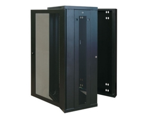 TRIPP LITE  SRW26US  SRW26US  Tripp Lite 26U Low-Profile Wall-Mount Rack Enclosure Cabinet, Double Hinge, Removable Side Panels, 50H x 24W x 22D