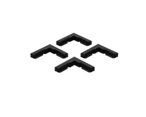 ORTRONICS  CFCI4   CORNER, INSIDE, CONTAINMENT  QTY 4, BLK