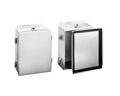 HOFFMAN ENCLOSURES INC  A606NFAL   J Box, Type 4X Clamp Cover, Size/Dims: 6.00x6.00x4.00, Material/Finish: Aluminum