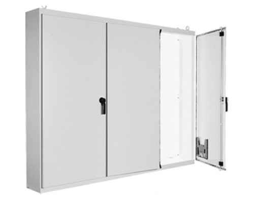 HOFFMAN ENCLOSURES INC  A86M4E20LP   Type 12 4-Door Enclosure, Less Panel, Size/Dims: 86.12x149.19x20.12, Material/Finish: Steel/paint