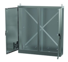 HOFFMAN ENCLOSURES INC  AU84X7818RSSLP   UNIVERSAL FREESTAND, 2 DOOR RIGHT SIDE OPEN STAINLESS STEEL