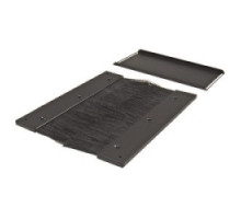 GREAT LAKES DATA RACKS  BPB24   Bottom Panel Assembly, Brush Center Panel and Solid Rear Panel, Use with 72/84