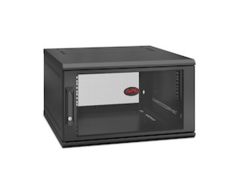 APC BY SCHNEIDER ELECTRIC  AR106SH6   APC NetShelter 6U Wallmount Rack Enclosure Cabinet Single Hinged Server Depth