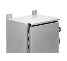 HOFFMAN ENCLOSURES INC  ADK36A   Drip Shield Kit for One Door Encl., Size/Dims: fits B=36.00, Material/Finish: Steel/Gray