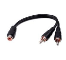 VANCO  AC3E   2-RCA Male Plugs To RCA Female Jack 