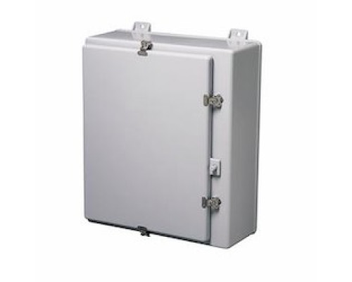 B-LINE  242410-4XF   TYPE 4X FIBERGLASS WALL-MOUNT SINGLE DOOR ENCLOSURE     24X24X10