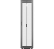 VERTIV  VR3107TAA   Cabinet, VR Rack 48U 600MM Wide, 1100MM Deep w/Sides, TAA, Black