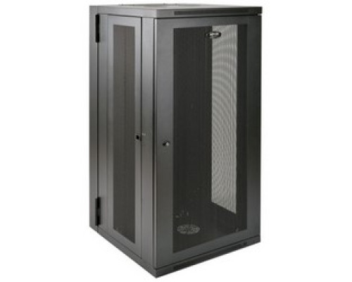 TRIPP LITE  SRW26USDP   Tripp Lite 26U Wall-Mount Rack Enclosure Cabinet, Double Hinge, Removable Side Panels, 50H x 24W x 26D