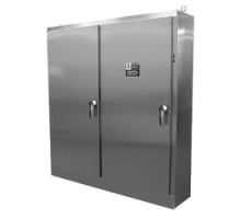 HOFFMAN ENCLOSURES INC  A84XM7818SSN4   Disconnect Enc 2-Dr F.S., N4X, Size/Dims: 84.12x40.25x18.12, Material/Finish: SS Type 304