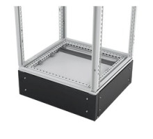 HOFFMAN ENCLOSURES INC  PPB289   Plinth Base, 200mm, Size/Dims: fits 800x900mm, Material/Finish: Steel/Black