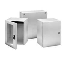 HOFFMAN ENCLOSURES INC  LHC353020SS   Inst. Box, Type 4X Hinged Cover, Size/Dims: 350x300x200mm, Material/Finish: SS Type 304