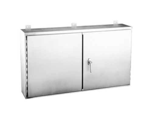 HOFFMAN ENCLOSURES INC  A244808WFSSLP   Two Door Wall-MtgType 12 Encl., Size/Dims: 24.00x48.00x8.00, Material/Finish: SS Type 304