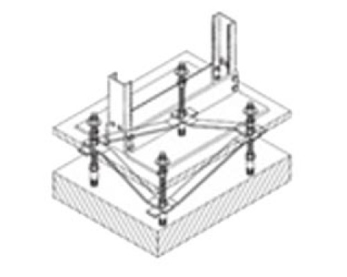 CHATSWORTH PRODUCTS CPI  10629-119  Raised Floor Rack Support; 19