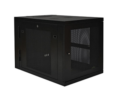 TRIPP LITE  SRW12US33  SRW12US33  Tripp Lite 12U Wall-Mount Rack Enclosure Cabinet, Double Hinge, Removable Side Panels, 25H x 24W x 34D