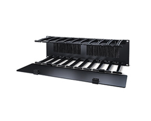 APC BY SCHNEIDER ELECTRIC  AR8605   Cable Manager, HORIZONTAL CABLE MANAGER, 3U X 6 INCH DEEP SINGLE-SIDED, W/COVER, BLACK