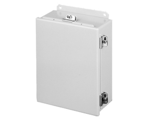 HOFFMAN ENCLOSURES INC  A16106CHNF   Continuous Hinge w Clamps 4, Size/Dims: 16.00x10.00x6.00, Material: Mild Steel, Finish: Gray