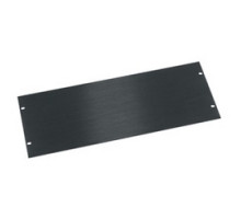 MIDDLE ATLANTIC PRODUCTS  HBL4   Blank Panel, 4 RU, Aluminum