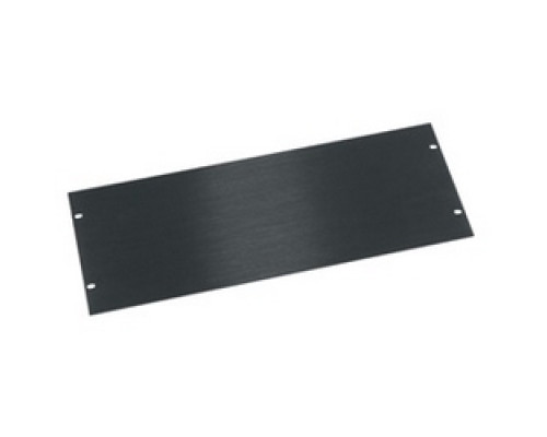 MIDDLE ATLANTIC PRODUCTS  HBL4   Blank Panel, 4 RU, Aluminum
