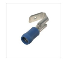 PANDUIT  EDV14-250P-L   StrongHold Piggyback Disconnect, Piggyback Disconnect, Vinyl Barrel Insulated, 16, 14AWG, Pack of 50