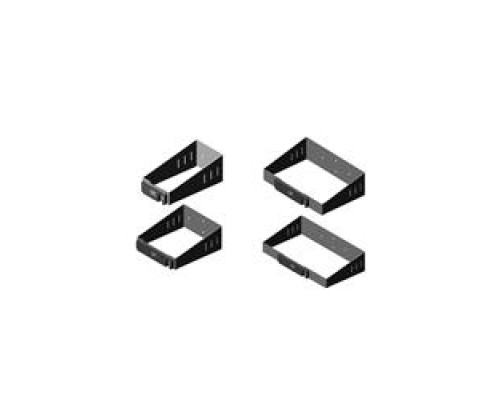 CHATSWORTH PRODUCTS CPI  13934-727  Velocity Cable Ring Kit, 6 inches W X 7 ft H Manager, 7 Rings, Black