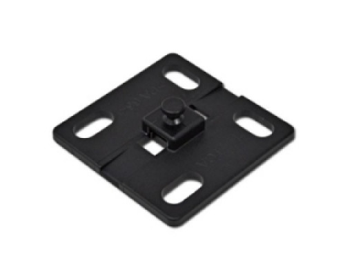 HELLERMANNTYTON  161-64014   Helawrap Mounting Base without Adhesive, PA66HIRHS, Black, 50/pkg.