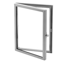 HOFFMAN ENCLOSURES INC  APWK2420H   Hinged Window Kit, 22.28x18.28, Size/Dims: 24.00x20.00x1.49, Material/Finish: Steel/Gray