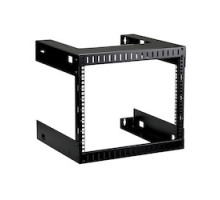 BLACK BOX NETWORK SERVICES  RMT993A   Wallmount Rack - 8U, M5 Square Holes, 150-lb. Capacity