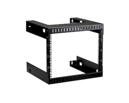 BLACK BOX NETWORK SERVICES  RMT993A   Wallmount Rack - 8U, M5 Square Holes, 150-lb. Capacity