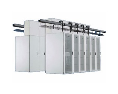 PANDUIT  S7229BF   700mmW x 42 RU x 1200mm S-Type Cabinet, Front Single Hinge Perforated Door, Rear Split Perforated Door, No Side Panels, Rear Cable Management, POU Brackets, Black